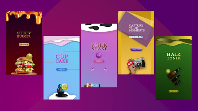 do animated video ads, facebook and instagram posts