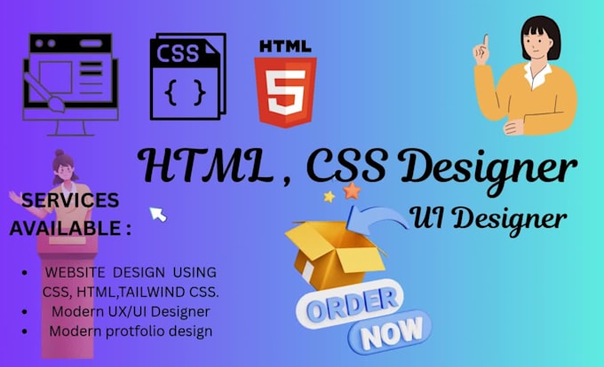 create a clean and modern website layout using HTML and CSS