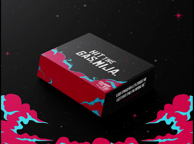do packaging box design, mailer box and product box design