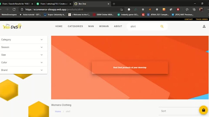 build website for u just like you want, eg spa,ssr,axios