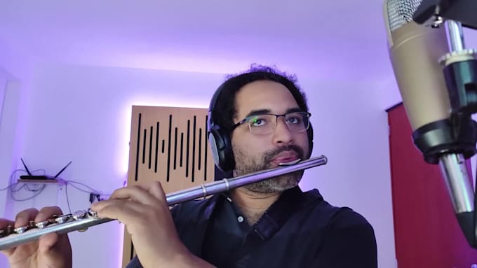record a professional flute solo or parts