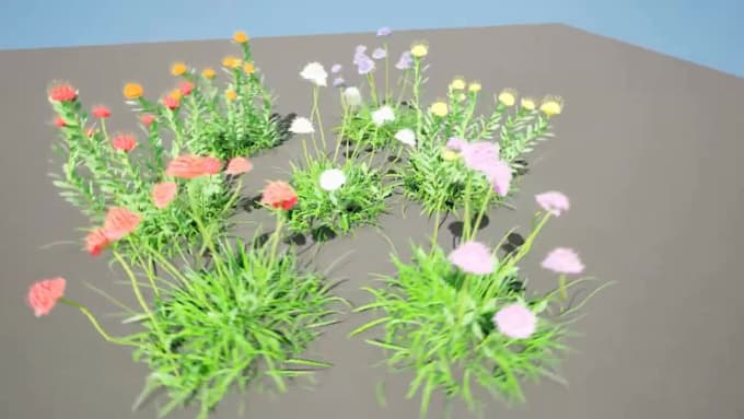 Render realistic 3d flower animation, cgi plant animation, 3d flower ...