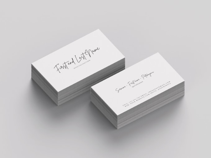 Design your exclusive, aesthetic business card by Design1dynamics | Fiverr