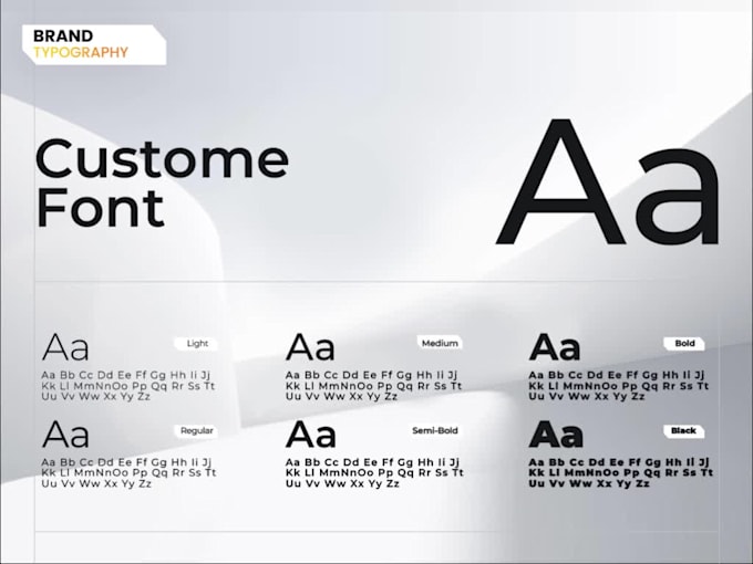 design brand style guide and minimalist business logo design
