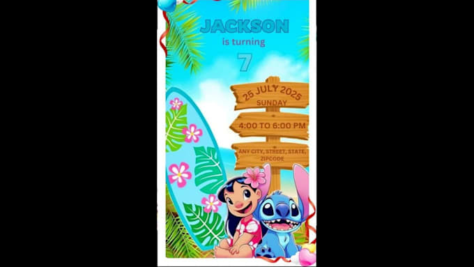 make kids birthday invitation card