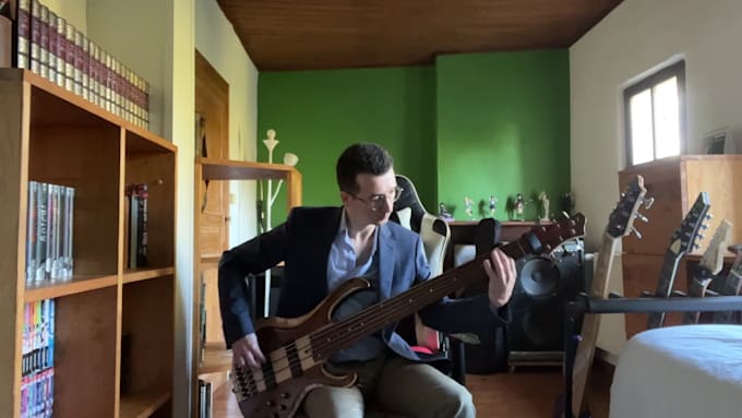 record a bass line