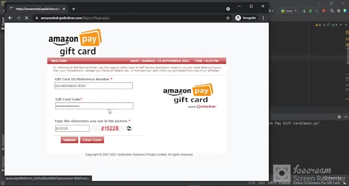 automate browser and web scraping by using selenium, python