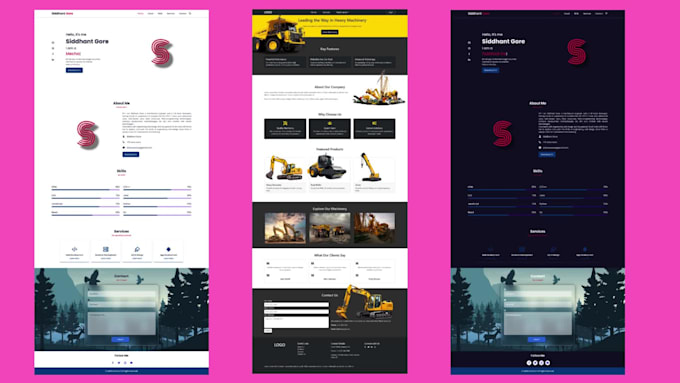 Develop a professional react bootstrap landing page by Siddhant_gore ...