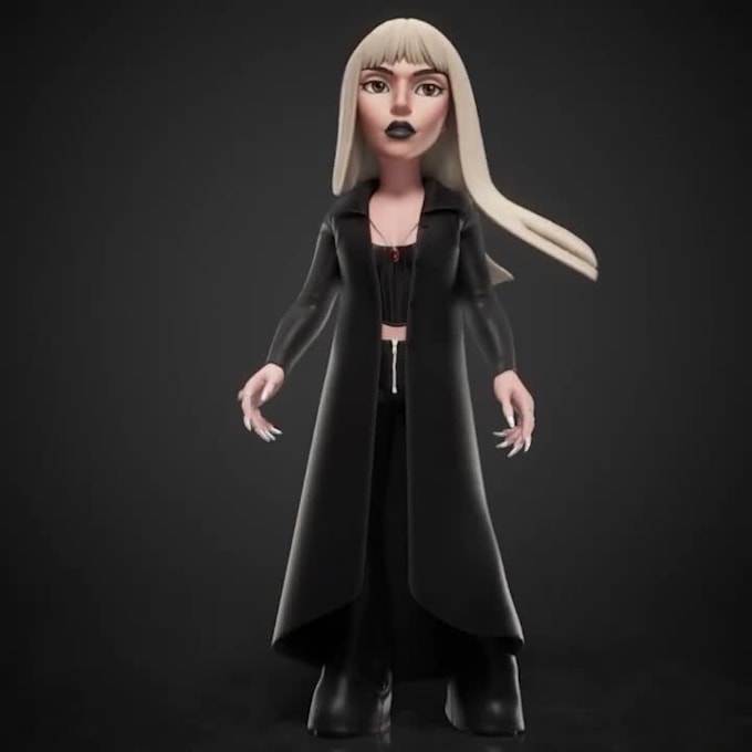 Do cartoon 3d animation video, 3d animated music video, character