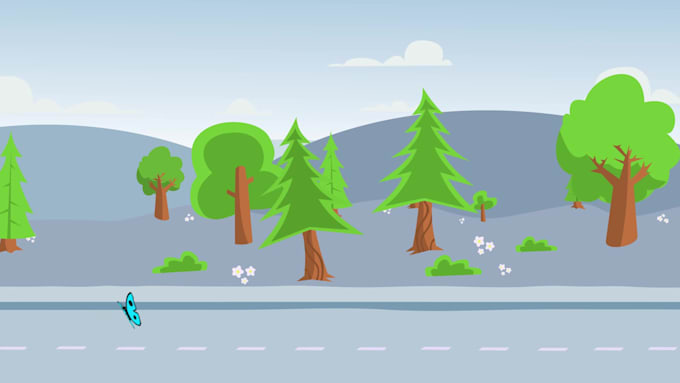 create an animated video with background and sound design