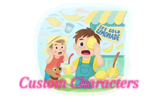 draw lively illustrations for children storybook