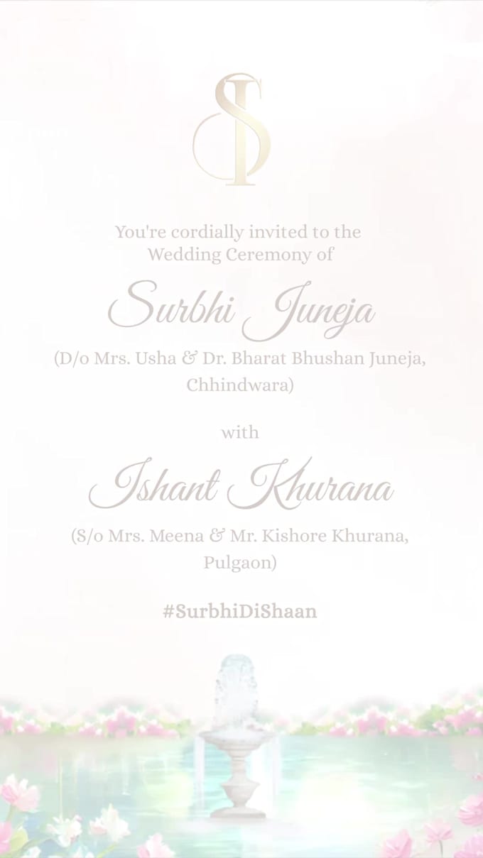 create memorable wedding invitation video, save the date