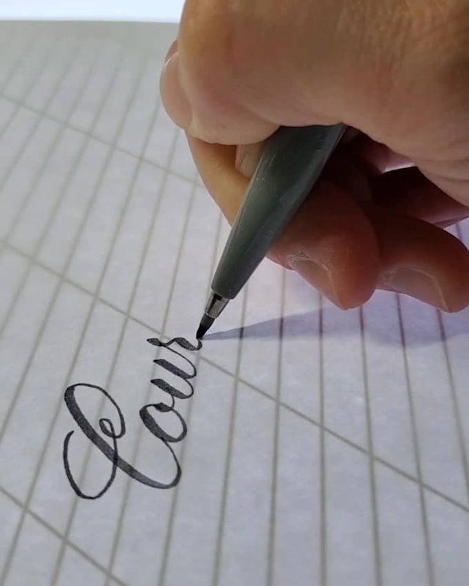 create beautiful handwritten calligraphy for you