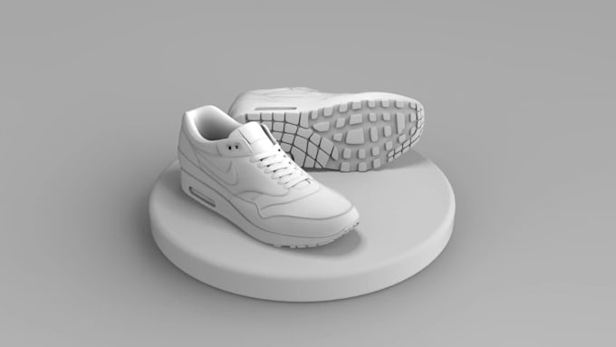 model and design 3d shoe, slipper, boots, heels, 3d printing stl and rendering