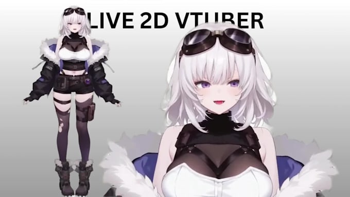 Draw and rig live2d model, facerig, 2d vtuber anime model, live2d ...