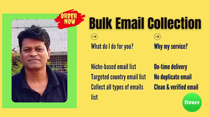 Collect a targeted email list and lead for email marketing by ...
