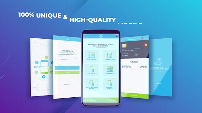design creative and unique mobile app