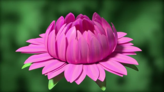 Create 3d flower animation, 3d cgi animation, 3d flower model by ...