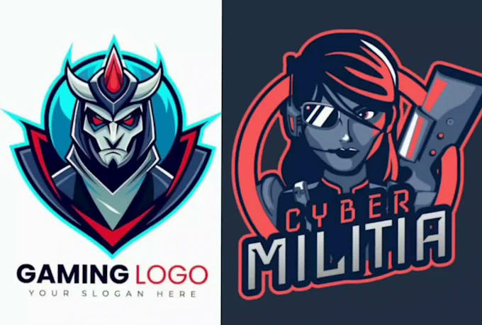 design gaming mascot sports logo