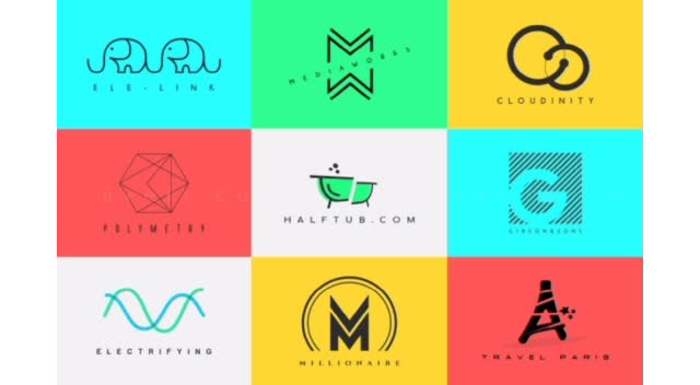 design professional minimalist and flat logo