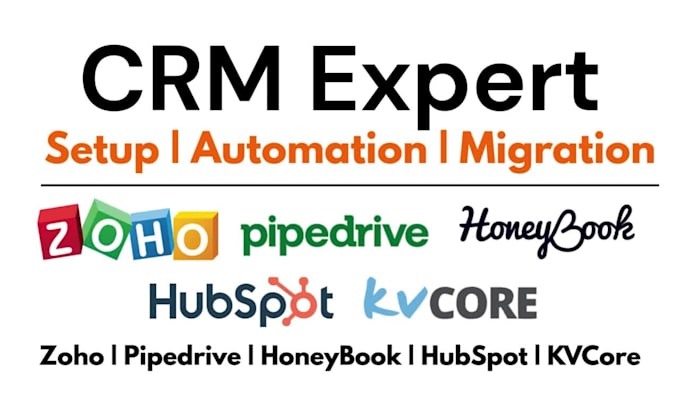 setup honeybook automate hubspot dubsado pipedrive suitedash 17hats zoho one CRM