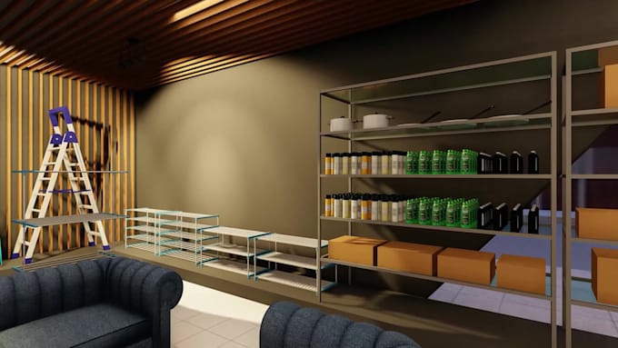 be your interior decorator, 3d interior rendering for living, and bedroom
