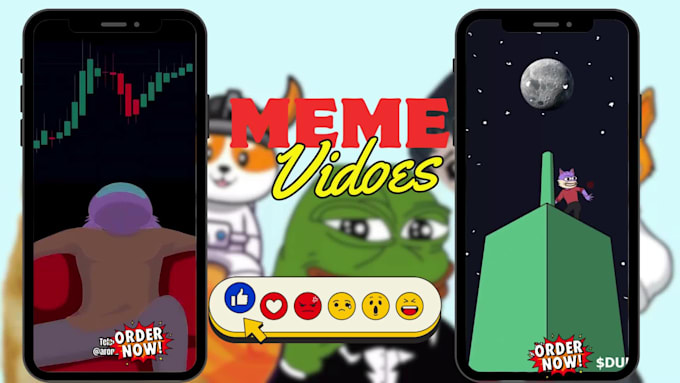 do meme coin 2d art meme character design crypto meme coin solana videos