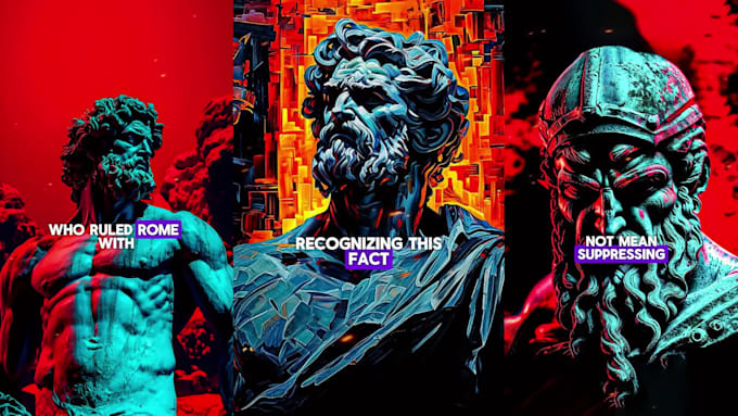 create stoicism videos shorts reels tiktok