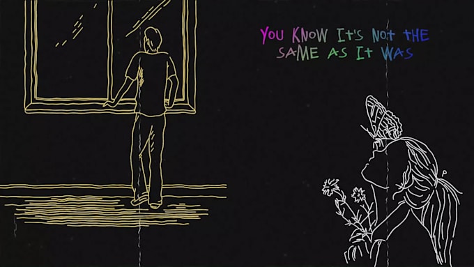 create amazing animated hand drawn lyric video