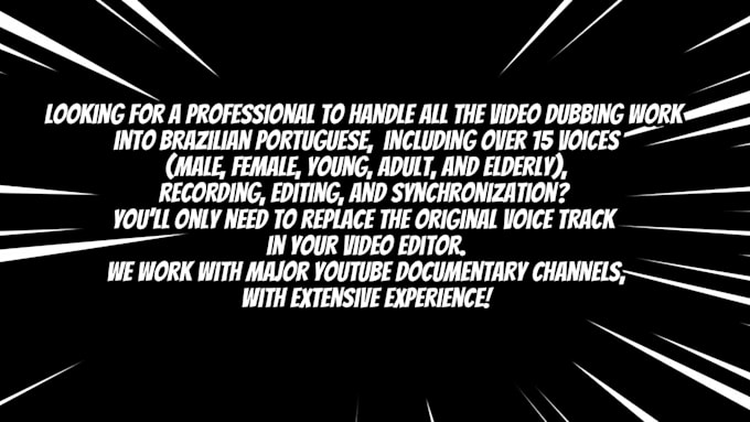 do brazilian portuguese dubbing