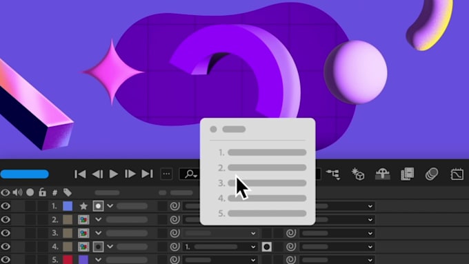 provide professional after effects template editing