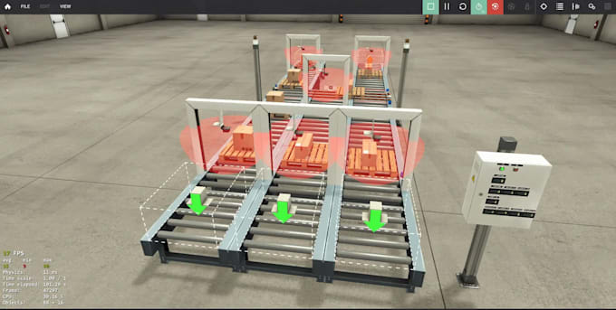 do plc programming and create factory io scene