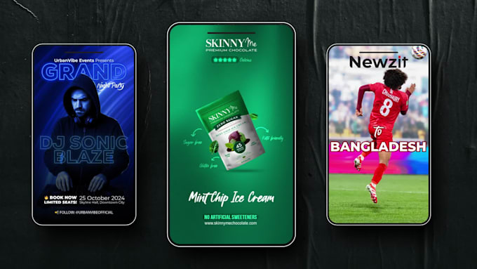 do professional motion flyer and motion graphics for social media