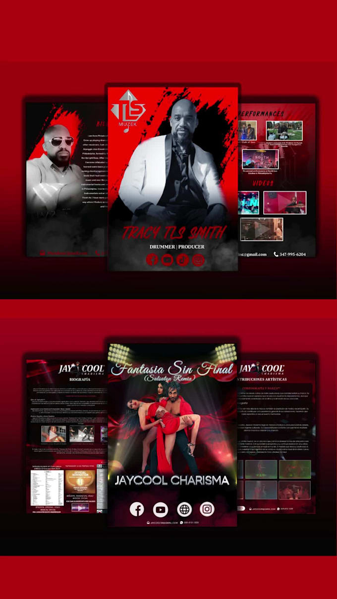 design epk, media kit, press kit, one sheet