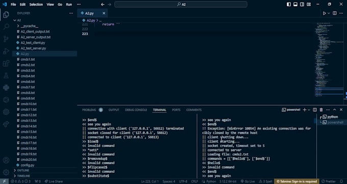 do c cpp java and python socket and networking programming projects in 24hrs