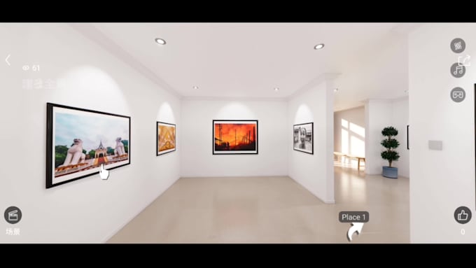 create 360 virtual art gallery