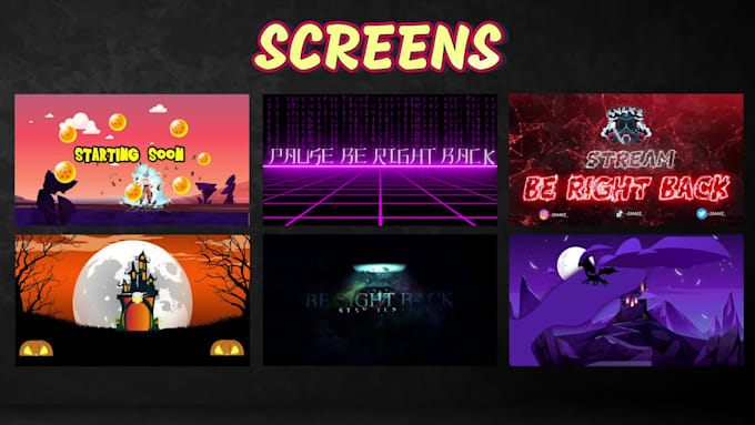 craft custom animated twitch stream overlays,logo,banner and emotes