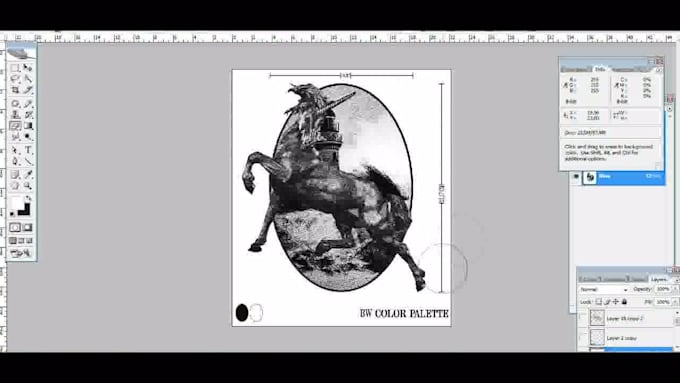 draw engraving style illustration by your request
