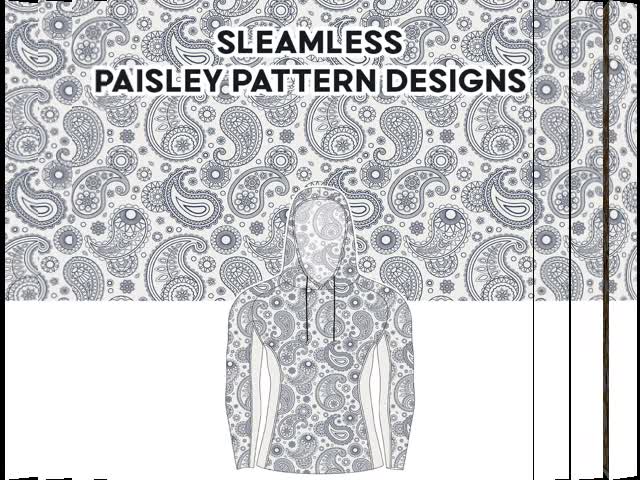 create paisley,textile,seamless,vector pattern designs