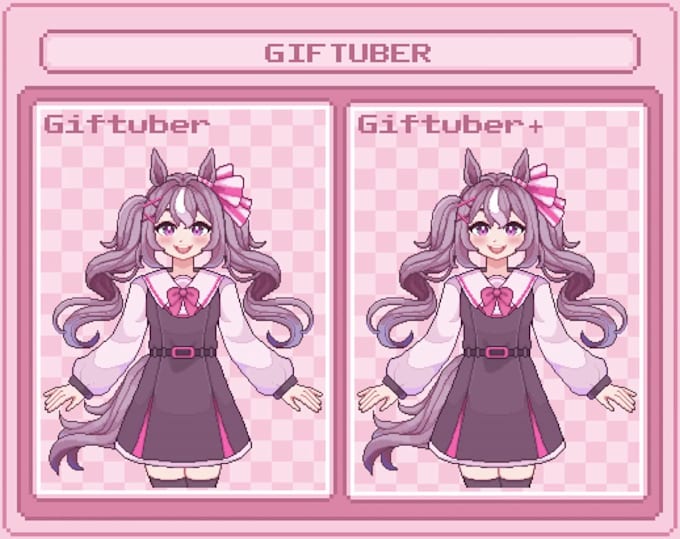 make custom pixel art pngtuber or giftuber