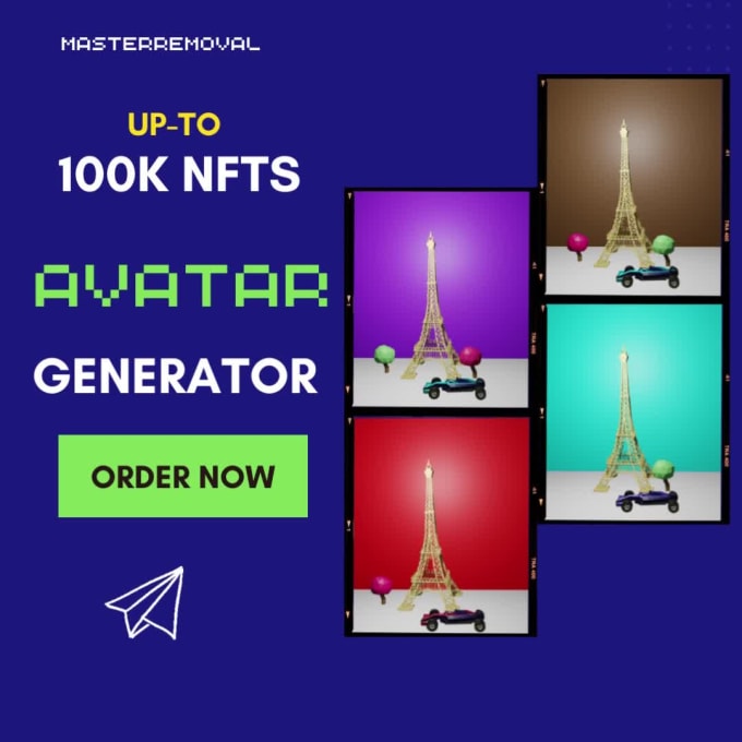 Generate 100-100k NFT Art Variations using Your Graphics