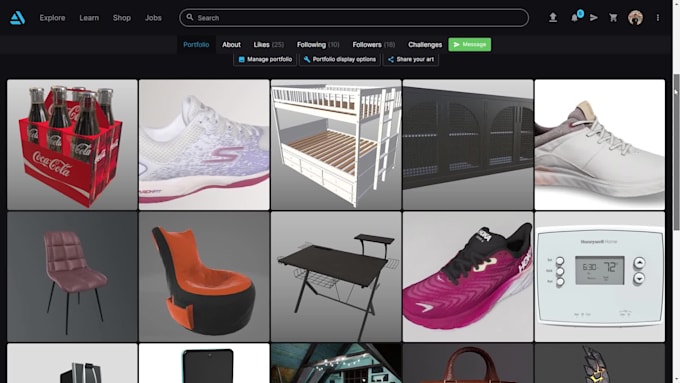 Provide renders of photorealistic 3d models of products by Jaikalra241 ...