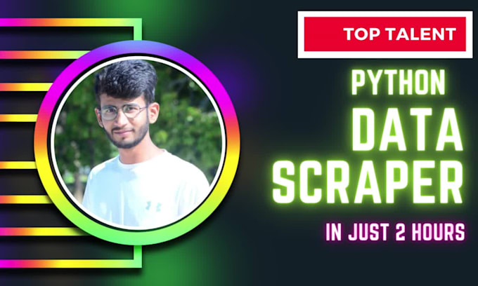 build a python data scraper and data extraction in 2 hours