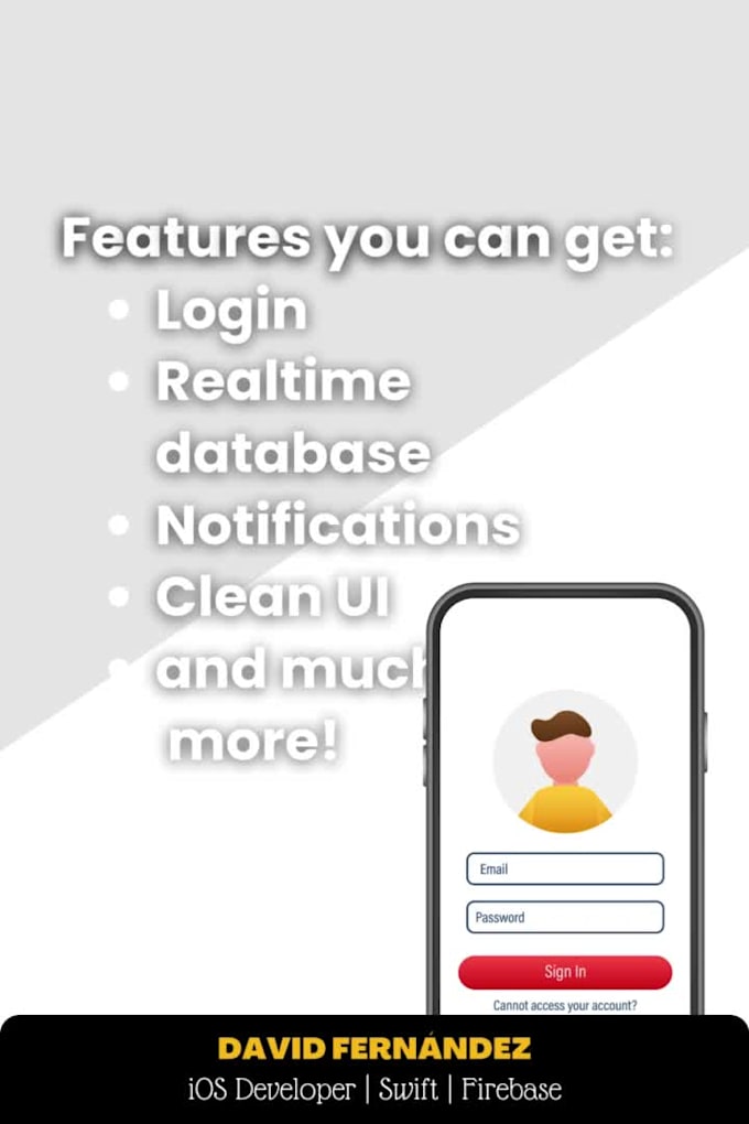 develop your custom ios app using swiftui and firebase