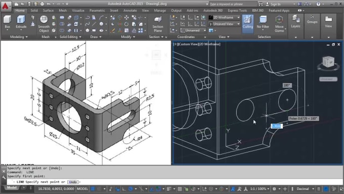 Design of 2d drawings and 3d modells autocad by Desmondk1196 | Fiverr