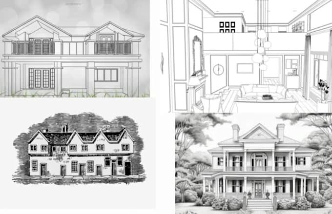 draw 2d, 3d architectural drawing house plan drawing, autocad pe stamp