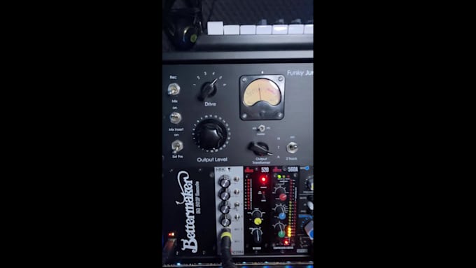 mix and master your song professionally with analogue outboard gears