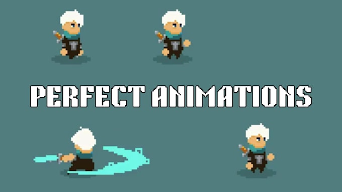 Do pixel art animation, pixel art character illustration, sprite sheet ...