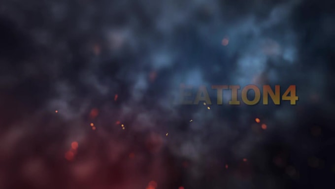 create a custom and cinematic logo intro