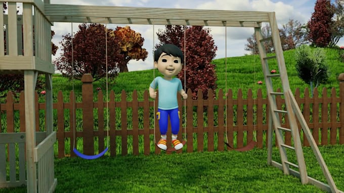 do 3d character animation,modeling,texturing,rigging in maya